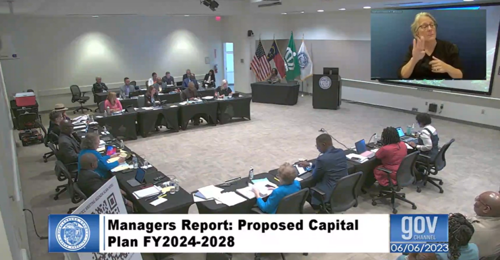 Mecklenburg County Board of Commissioners Capital Plan FY 2024-2028 meeting