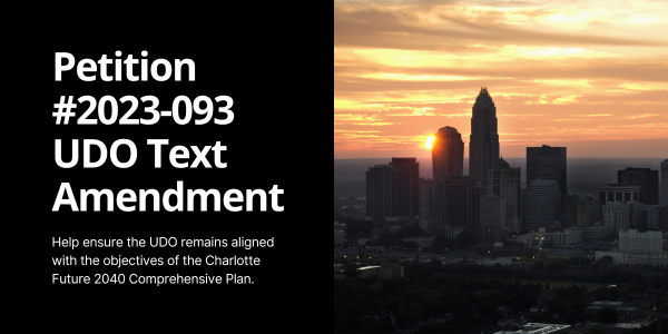 UDO Amendment text and Charlotte Skyline