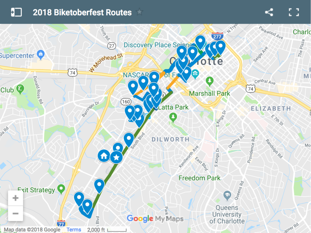 2018 Biketoberfest Routes