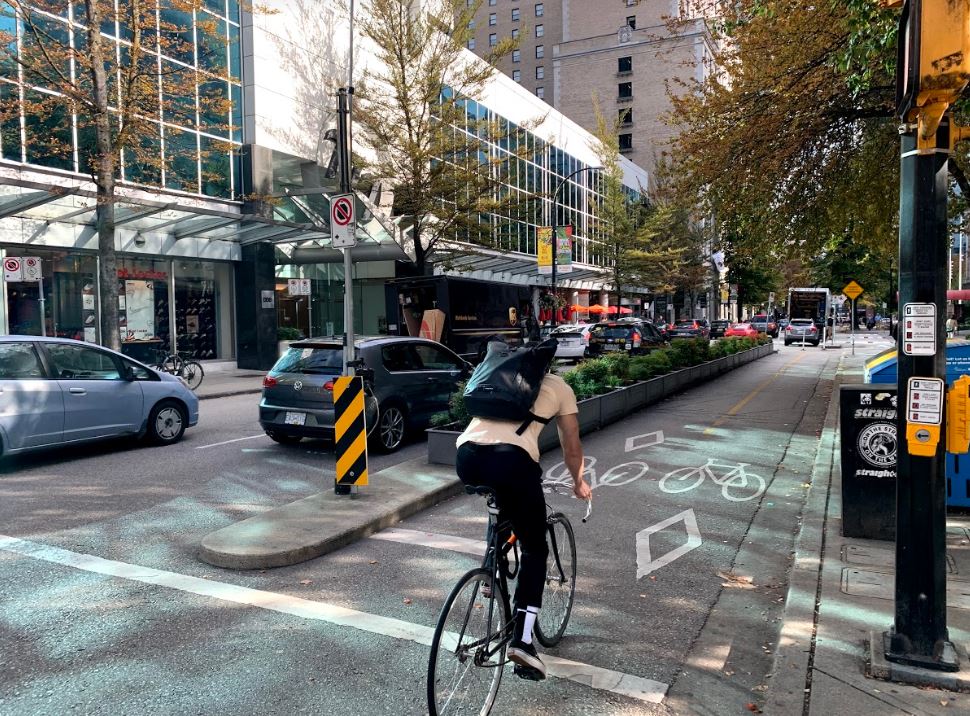 Bike Lane in Vancouver