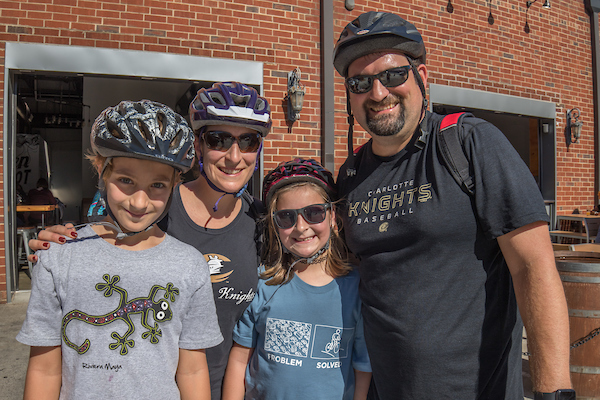 Sustain Charlotte's Biketoberfest 2019 Family Photo