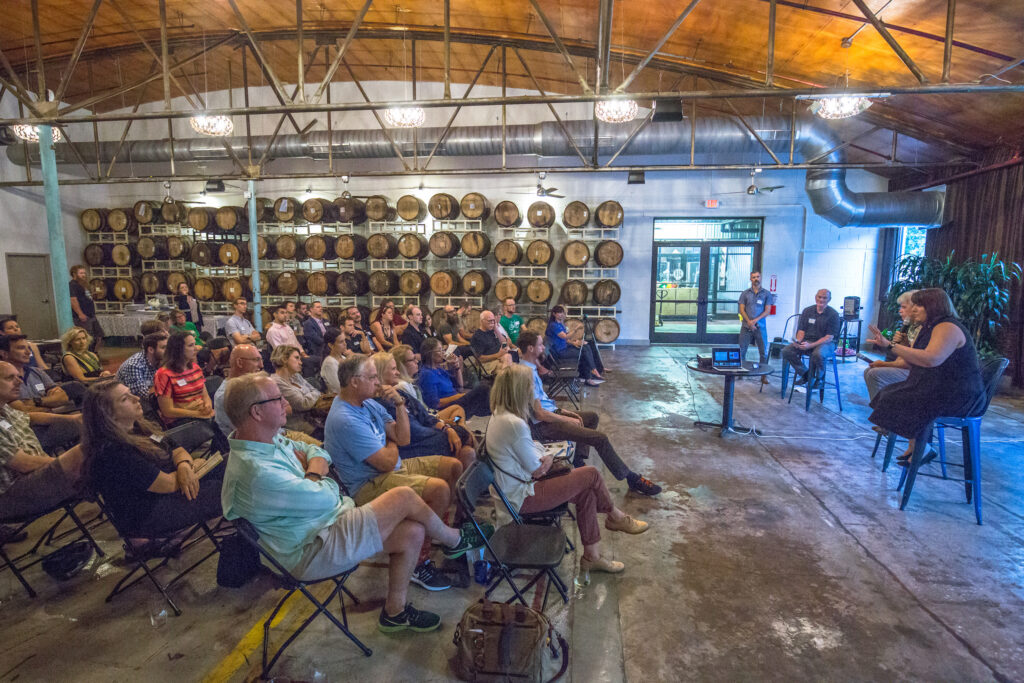 Sustain Charlotte's Grow Smart CLT: Water event at Catawba Brewing.
