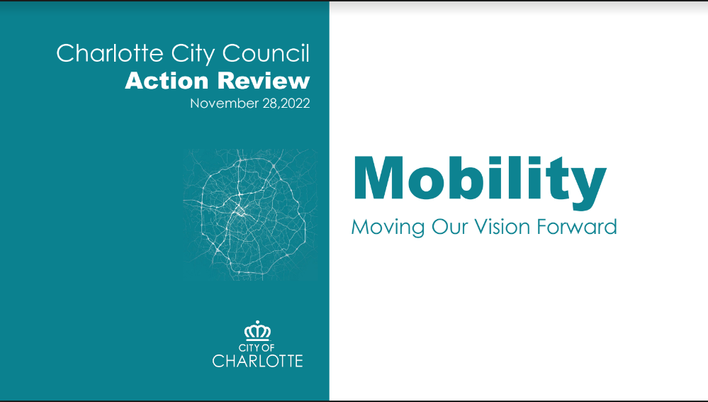 Charlotte City Council Title Slide