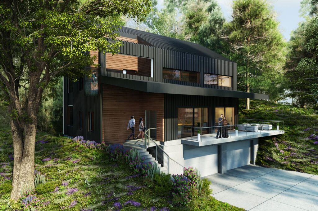 Design for a Passive House near Asheville, NC