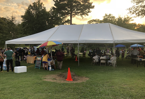At the North End event, residents gathered for food and fun at a community park in Druid Hills where we hope to install traffic-calming measures to improve safety.