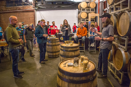 Sustain Charlotte's GrowSmartCLT event, at Free Range Brewing, December 2018