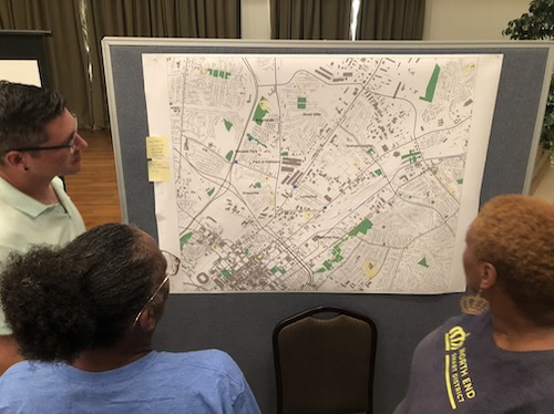 North End residents map out where they want to see signage in the community