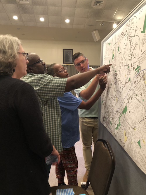 North End residents map out where they want to see signage in the community