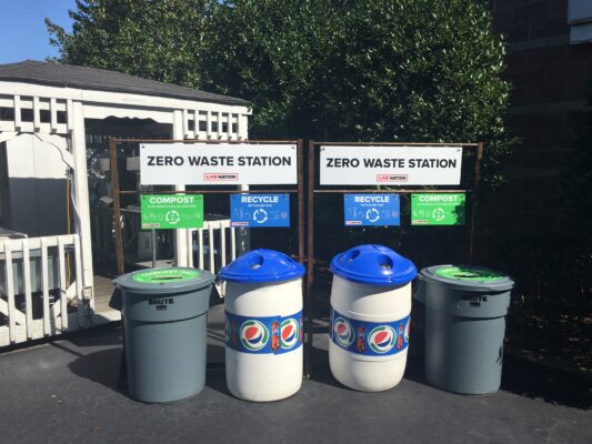 PNC Pavillion Zero Waste Station