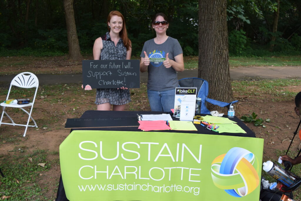 Sustain Charlotte at Outdoor Booth