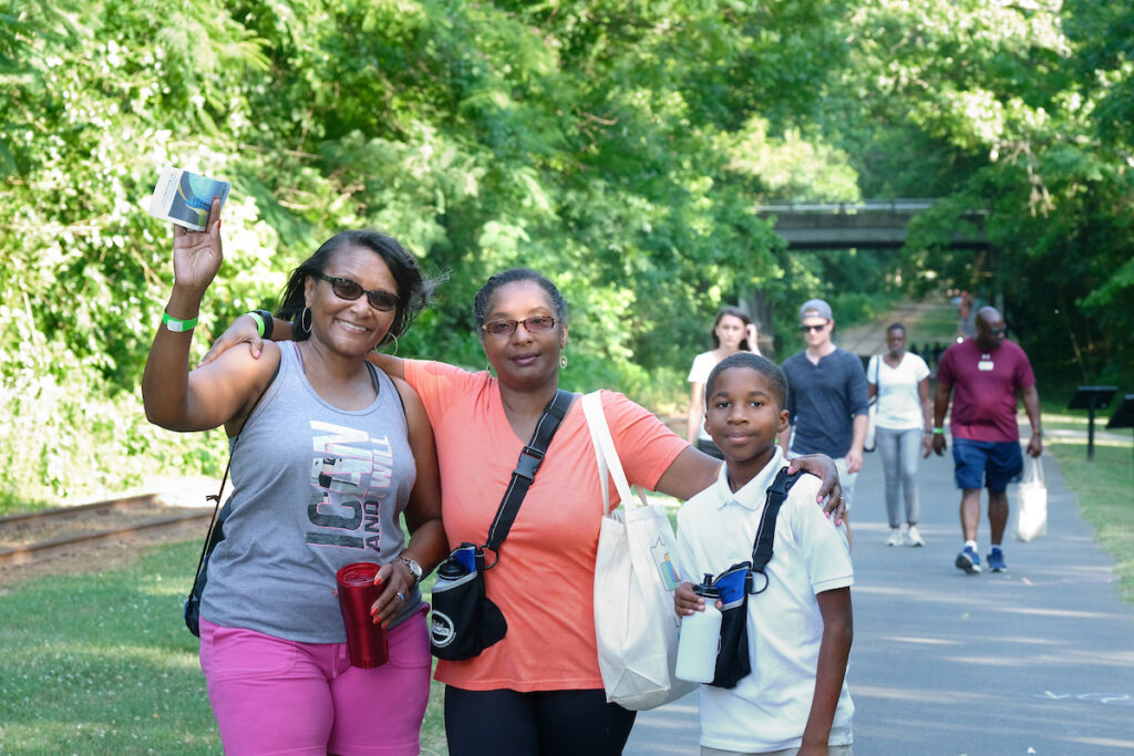 Walk CLT people walking