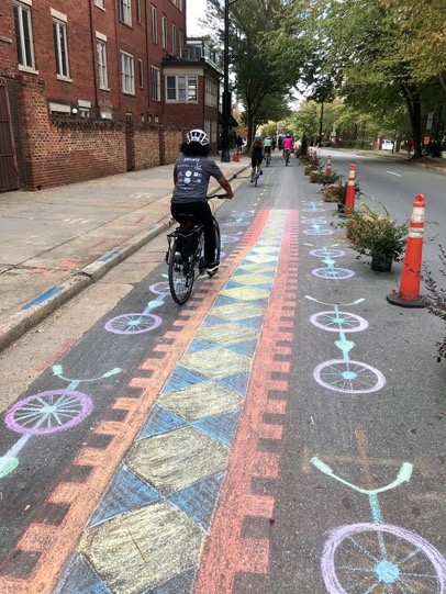 bike lane demonstration project