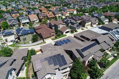 Solar powered neighborhood