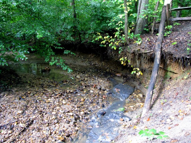 Erosion on private property threatens the health of creeks and aquatic habitats.