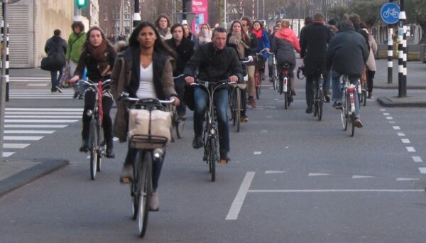 Holland on bikes