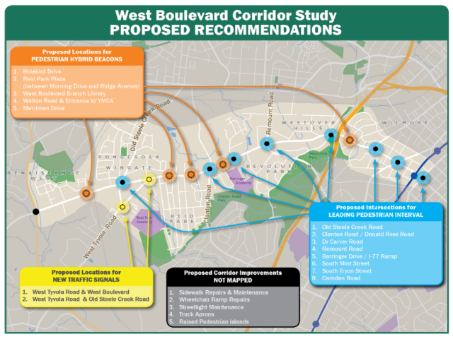 Proposed recommendations for West Blvd (image: CDOT)