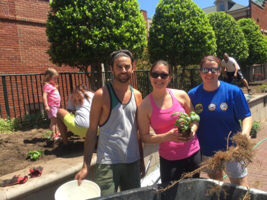 Residents pitching in at garden