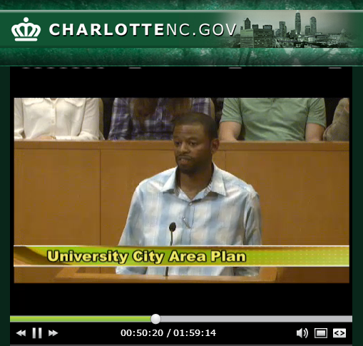 Wil Russell addressed City Council to ask for transit-oriented development.
