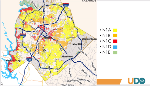 N1 Map of Charlotte