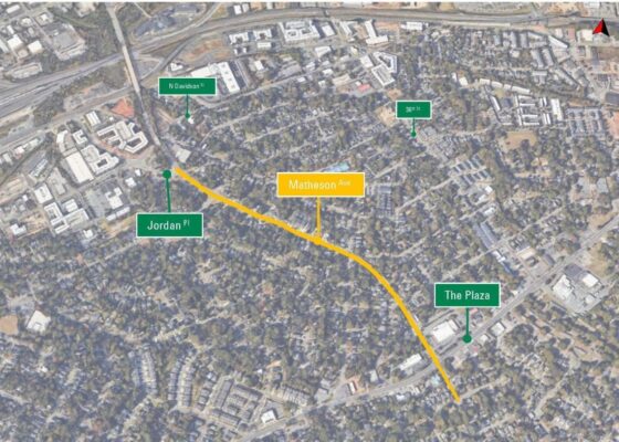 Matheson Ave. Map